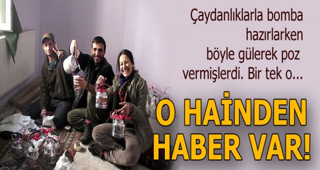 Çaydanlığa patlayıcı yerleştiren terörist yakalandı