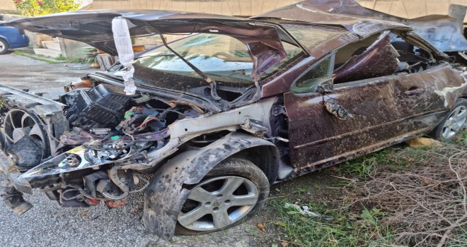 Cengizköy’de trafik kazası 1 kişi ağır yaralandı 