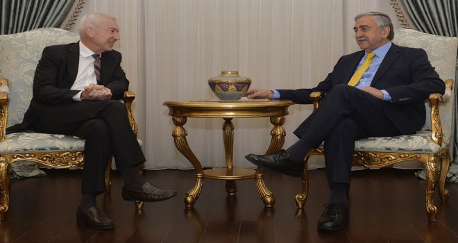 CUMHURBAŞKANI AKINCI ALMANYA’NIN LEFKOŞA BÜYÜKELÇİSİ’Nİ KABUL ETTİ.