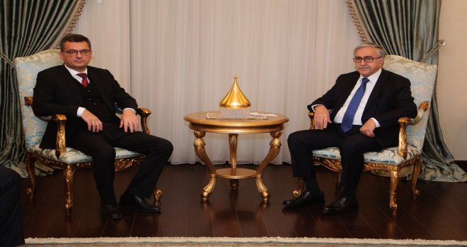 CUMHURBAŞKANI AKINCI İLE BAŞBAKAN ERHÜRMAN GÖRÜŞMESİ TAMAMLANDI