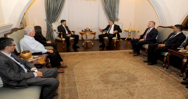 CUMHURBAŞKANI AKINCI KUZEY KIBRIS THALASSEMİA DERNEĞİ HEYETİNİ KABUL ETTİ