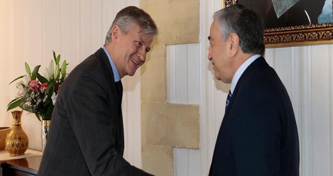 Cumhurbaşkanı Akıncı, Lacroix ile görüştü