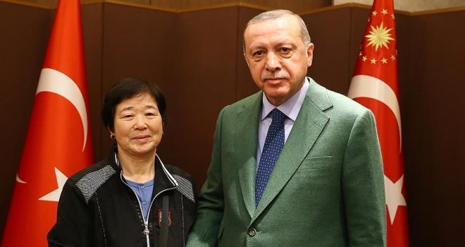 Cumhurbaşkanı Erdoğan 'Ayla' ile buluştu.