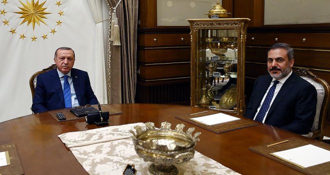 Cumhurbaşkanı Erdoğan, MİT heyetini kabul etti.