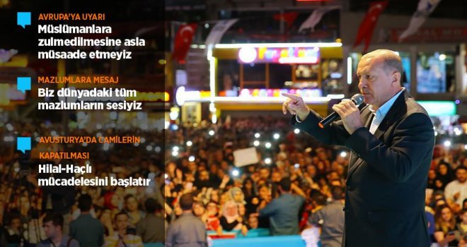 Cumhurbaşkanı Erdoğan’dan Batı’ya ve Avusturya’ya sert tepki