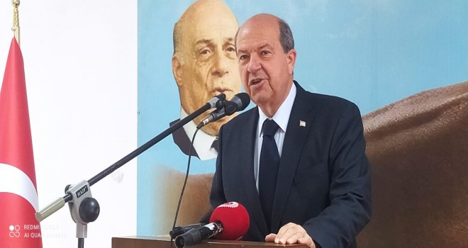 Cumhurbaşkanı Tatar: İki devletli anlaşma olmazsa KKTC ile yolumuza devam edeceğiz