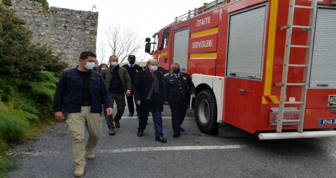 CUMHURBAŞKANI TATAR ST. HILARION KALESİ’NDE İNCELEMELERDE BULUNDU