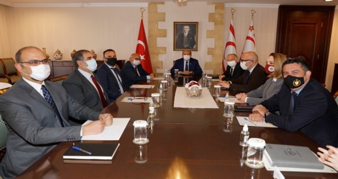 CUMHURBAŞKANI TATAR, TDP HEYETİNİ KABUL ETTİ