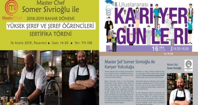 DAÜ Turizm Fakültesi Masterchef Türkiye Jurisi Somer Sivrioğlu’nu ağırlayacak