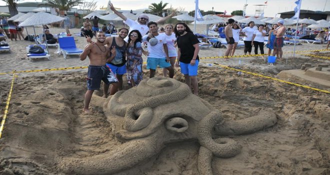 DAÜ XII. KUMDAN HEYKEL FESTİVALİ VE YARIŞMASI YAPILDI