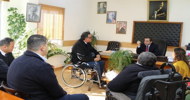 DENKTAŞ, ENGELLİ HİZMETLERİ KOORDİNASYON KURULU HEYETİNİ KABUL ETTİ