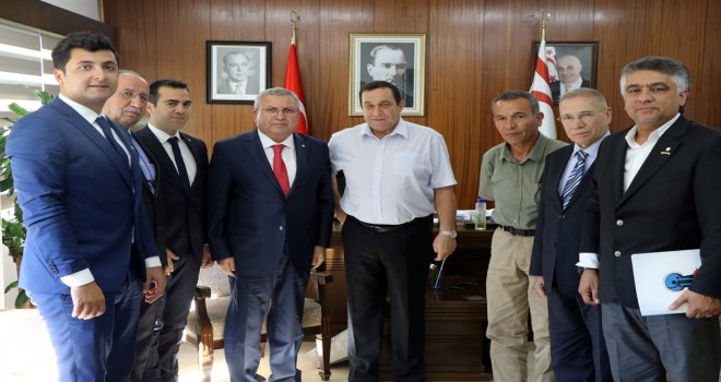 DENKTAŞ, İSKOBİR HEYETİNİ KABUL ETTİ