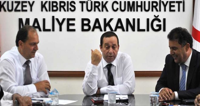 Denktaş ve Saner, Sendikacılarla Görüştü