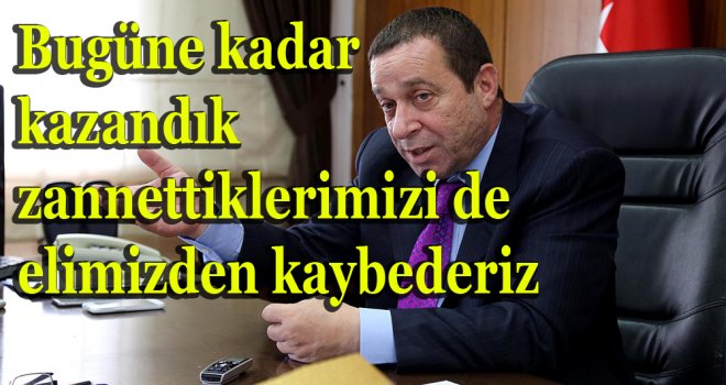 DENKTAŞ'DAN MÜZAKERELER İLE İLGİLİ KONUŞTU