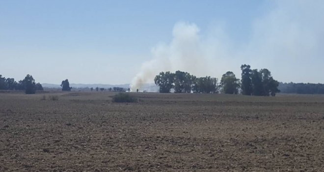 Dere yatağında yangın