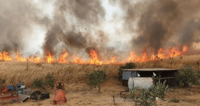 Dikmen’de de yangın çıktı