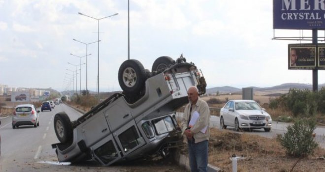 DİNGİLİ KOPTU TAKLA ATTI