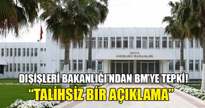 Dışişleri Bakanlığı: BM Güvenlik Konseyi’nin Pile - Yiğitler yoluna ilişkin yayınladığı açıklama tutarlı ve adil değildir