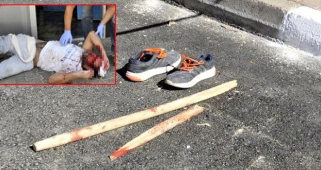 Doğanköy'de sopalı bıçaklı kavga kanlı bitti