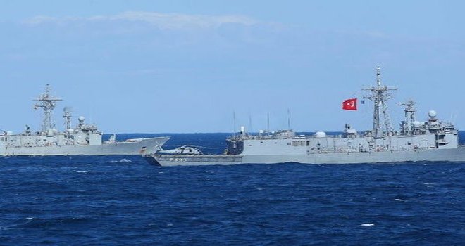 Doğu Akdeniz'de İtalya Deniz Kuvvetleri ile ortak deniz eğitimi