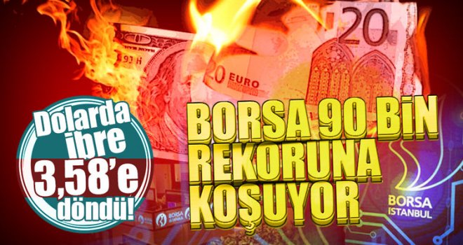 Dolar ve euro çakıldı, borsa coştu!