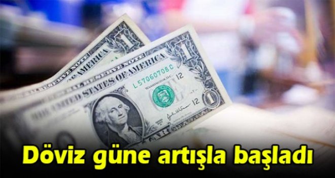 Döviz güne artışla başladı
