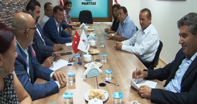 DP heyeti YDP heyeti ile biraraya geldi