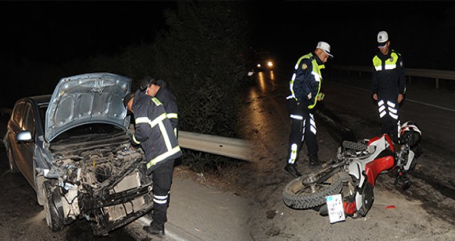 DÜN GECE MEYDANA GELEN KAZA UCUZ ATLATILDI