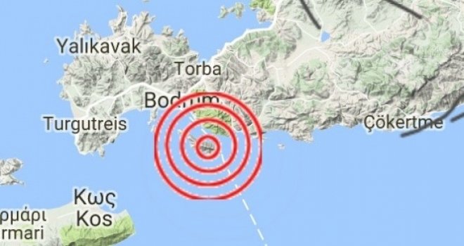 EGE DENİZİ'NDE DEPREM !!!