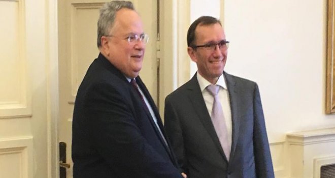 Eide, Atina’da Yunanistan Dışişleri Bakanı Kotziasile görüştü