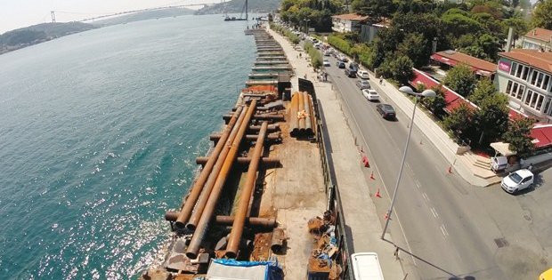 Emirgan’da Boğaz 8 metre daralıyor