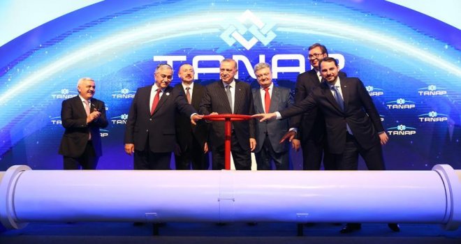 Enerjinin İpek Yolu TANAP açıldı.