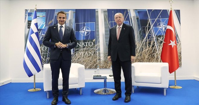 Erdoğan ve Miçotakis NATO Zirvesi'nde buluşuyor