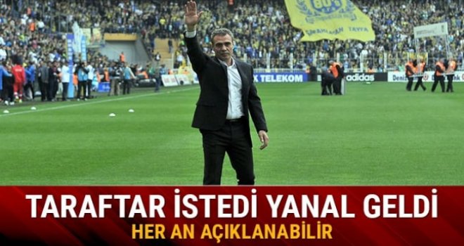 Ersun Yanal imza için beklemede