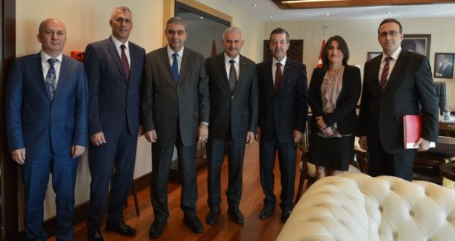 Ertuğruloğlu, Ankara’da, Yıldırım ile görüştü