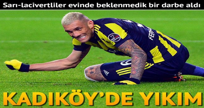 F.Bahçe ağır yaralı! Kadıköy de düştü