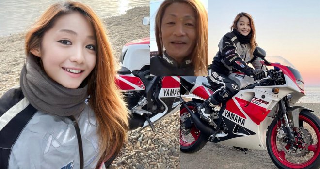Fenomen olan kadın motorcu 50 yaşındaki bir erkek çıktı