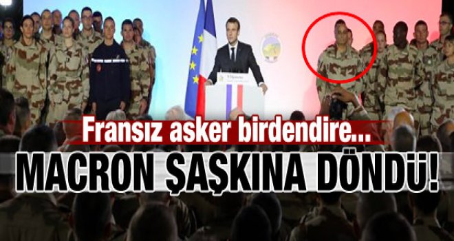 Fransız asker korkuttu