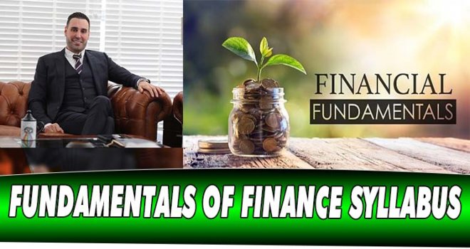 FUNDAMENTALS OF FINANCE SYLLABUS..