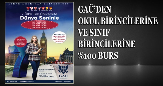 GAÜ 2017 BURS SIRALAMA SINAVINA YOĞUN BAŞVURU