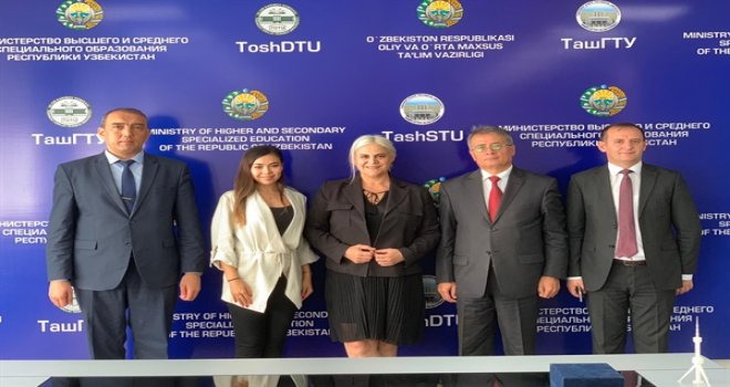 GAÜ VE TAŞKENT DEVLET ÜNİVERSİTESİ ARASINDA İŞBİRLİĞİ İÇİN ÖN MÜTABAKATA VARILDI