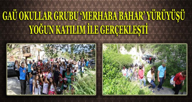 GAÜ'DEN TOPLUMSAL FARKINDALIK YÜRÜYÜŞÜ 