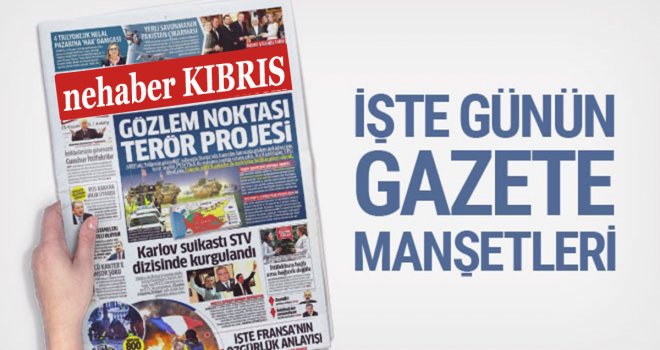 GAZETE MANŞETLERİ 13 ŞUBAT