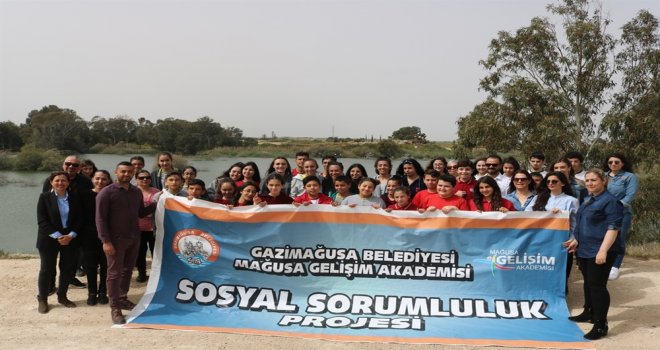 GAZİMAĞUSA BELEDİYESİ 22 MART DÜNYA SU GÜNÜ’NDE SULAK ALANLARA GEZİ DÜZENLEDİ.