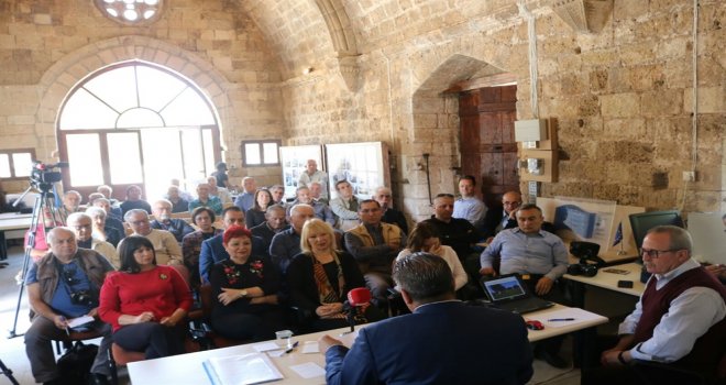GAZİMAĞUSA BELEDİYESİ BAŞKANI İSMAİL ARTER MAS-DER’İN MAĞUSA KONFERANSLARI ETKİNLİĞİNE KONUK OLDU.