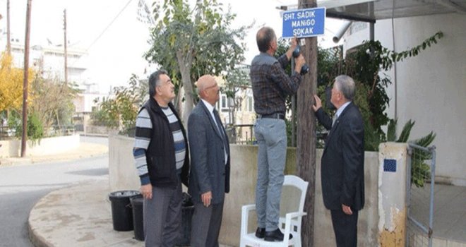 Gazimağusa da 40 sokağa Şehit ibareli sokak isimleri takılıyor