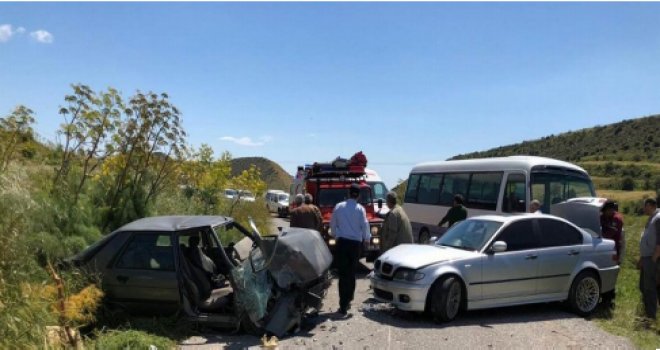 Geçitkale-Malladağ yolunda korkutan kaza