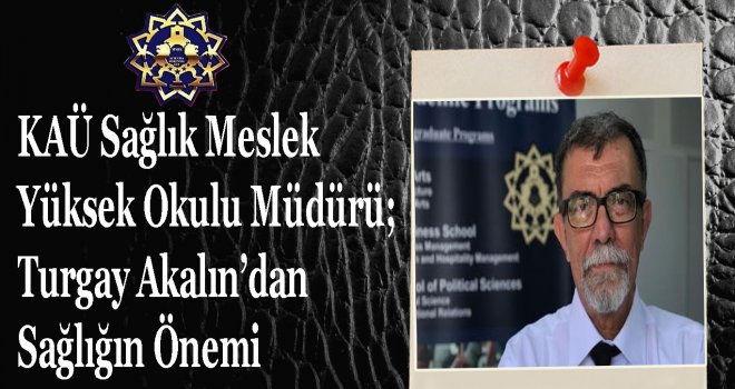 ’Geleceğin Sağlıkçılarına Sesleniyorum