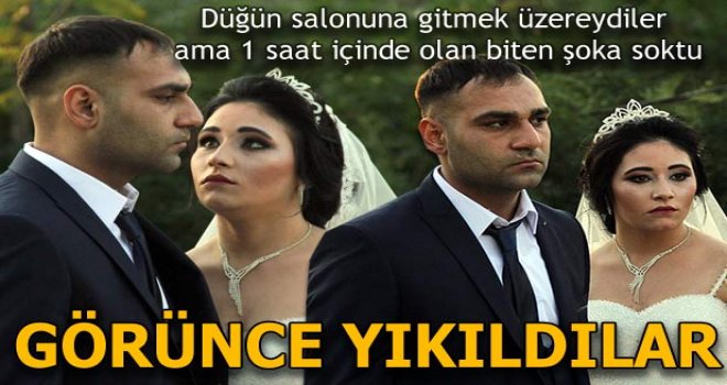 Gelin-damada hırsız şoku