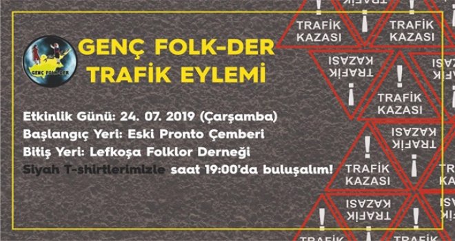 GENÇLER “SORUMLU DEVLET, BİLİNÇLİ SÜRÜCÜ, GÜVENLİ TRAFİK” SLOGANIYLA YÜRÜYÜŞ DÜZENLİYOR